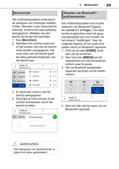 Toyota TAS500 Infotainment Manual | Dutch