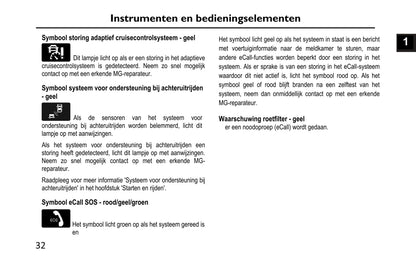 2020-2023 MG Ehs PHEV Gebruikershandleiding | Nederlands