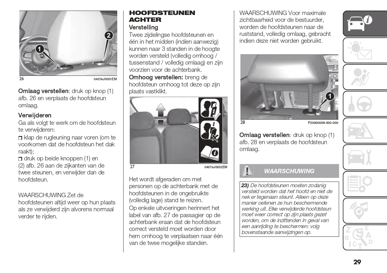 2022-2023 Fiat Tipo Owner's Manual | Dutch