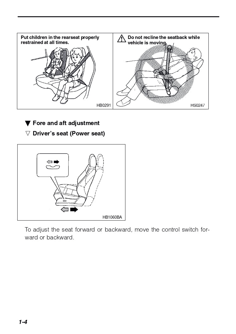 2003 Subaru Baja Owner's Manual | English