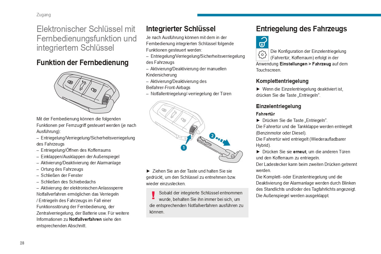 2023-2024 Peugeot 508/508SW Owner's Manual | German