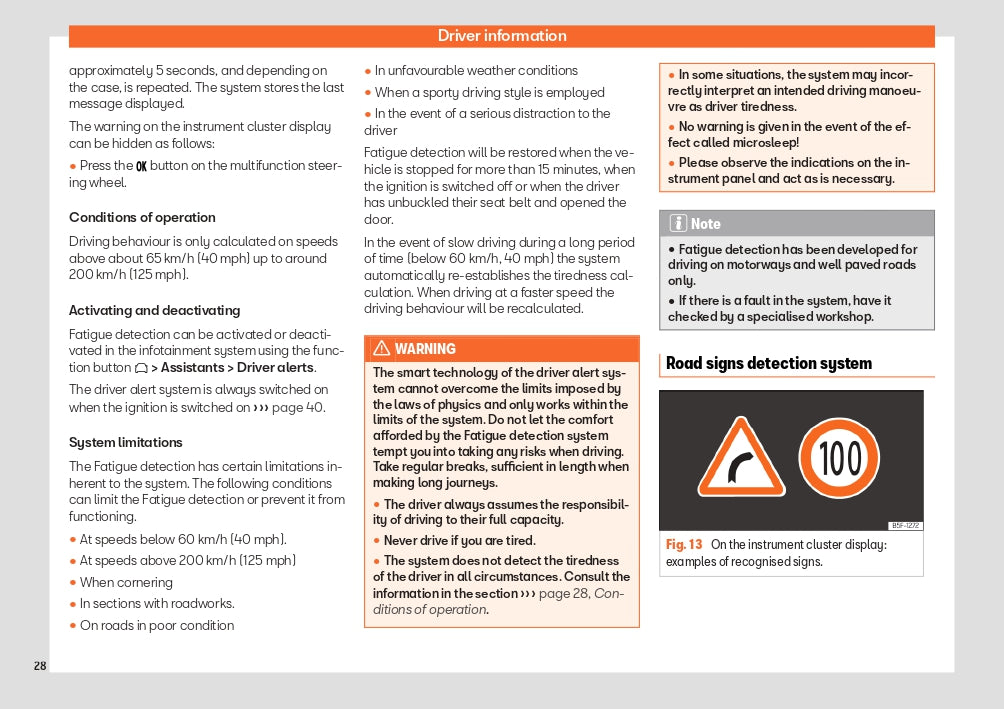 2022-2023 Seat Leon/Leon Sportstourer Owner's Manual | English