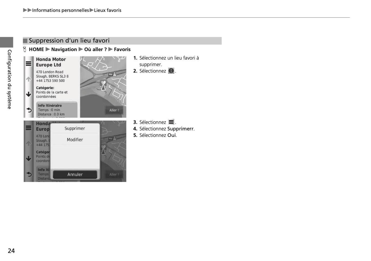 Honda Jazz Navi Guide d'utilisation 2018 - 2019