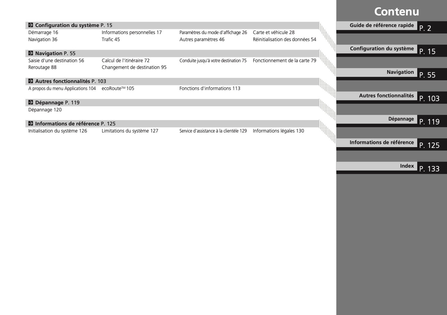 Honda Jazz Navi Guide d'utilisation 2018 - 2019