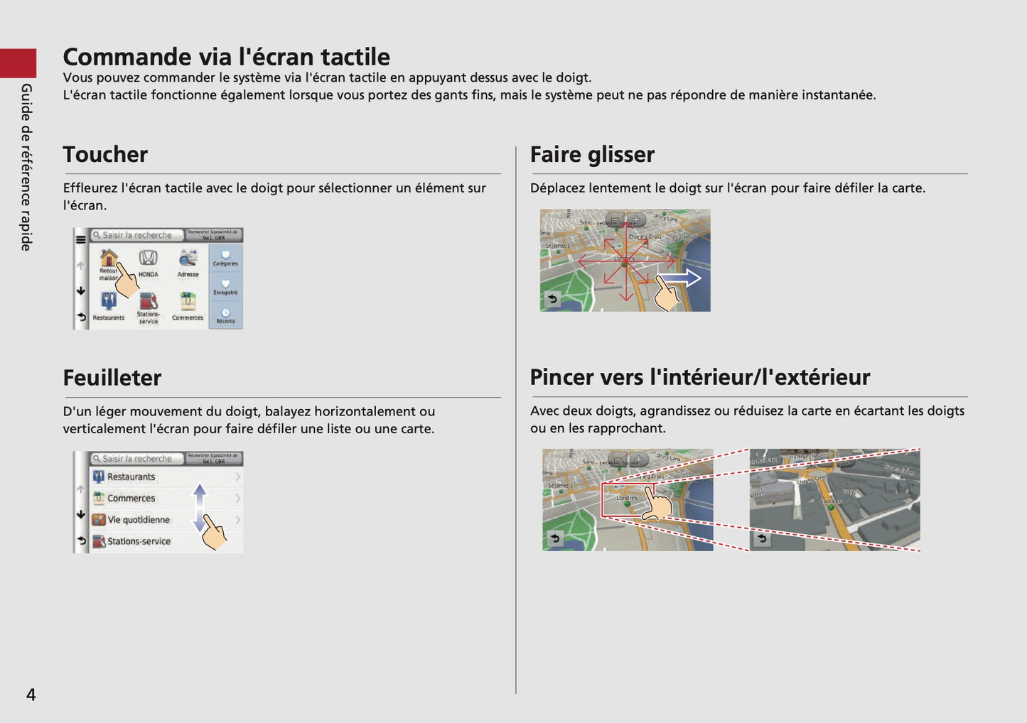 Honda Jazz Navi Guide d'utilisation 2018 - 2019