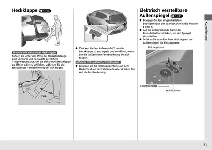 2018-2019 Honda CR-V Hybrid Owner's Manual | German