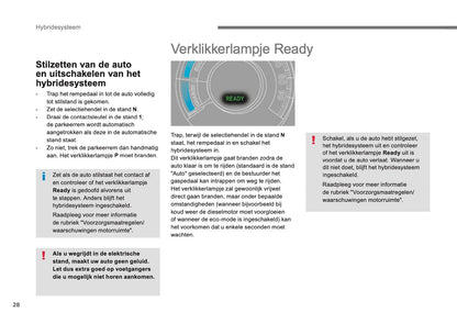 2013-2015 Peugeot 3008 HYbrid4 Manuel du propriétaire | Néerlandais
