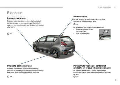 2013-2015 Peugeot 3008 HYbrid4 Manuel du propriétaire | Néerlandais