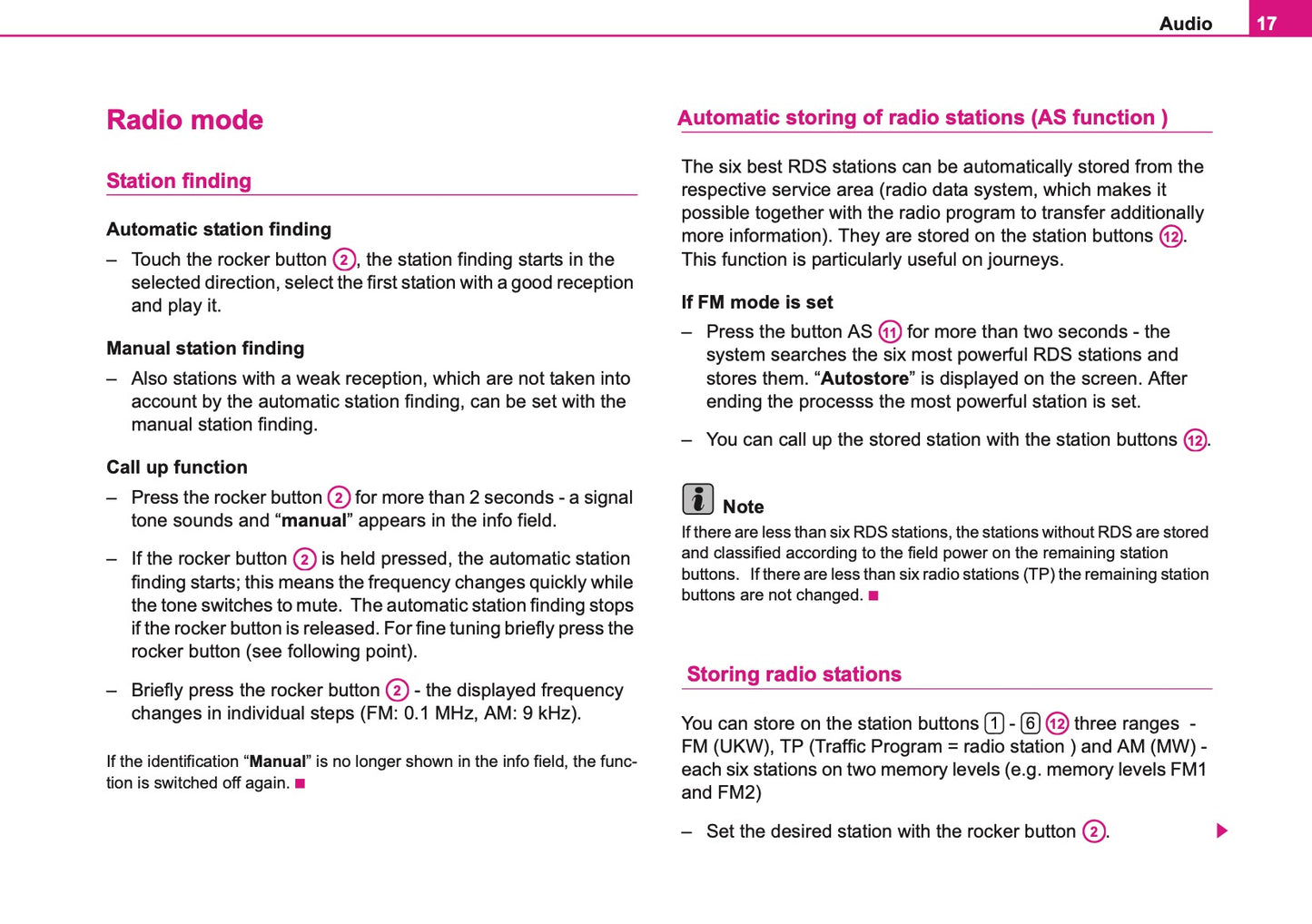 Skoda Radio Navigation DX Owner's Manual 2006