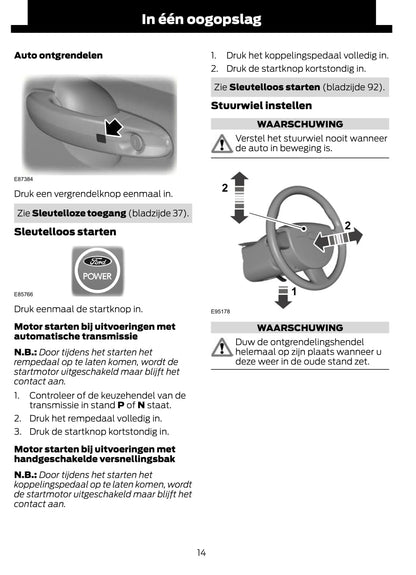 2012 Ford Fiesta Gebruikershandleiding | Nederlands