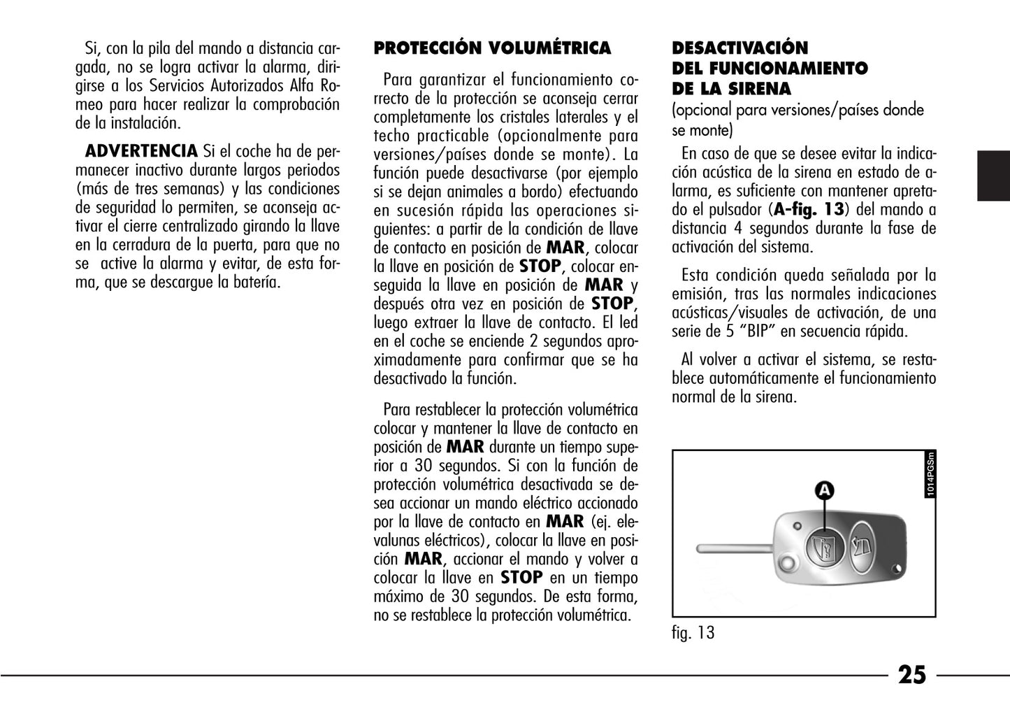 2003-2008 Alfa Romeo 166 Gebruikershandleiding | Spaans