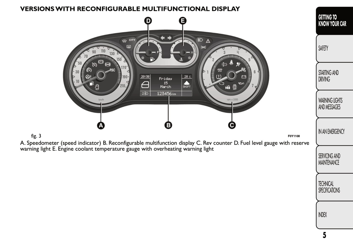 2013-2014 Fiat 500L Bedienungsanleitung | Englisch