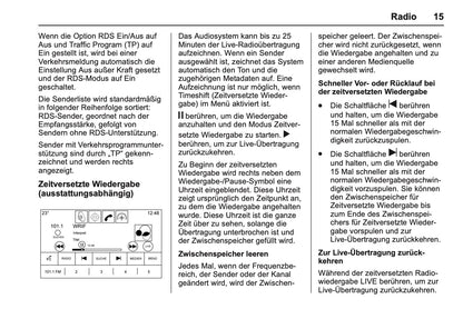 Cadillac Cue Infotainment System Bedienungsanleitung 2016