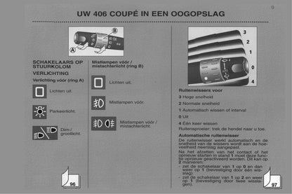 1998-2000 Peugeot 406 Coupé Gebruikershandleiding | Nederlands