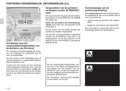 2014-2015 Renault Mégane Owner's Manual | Dutch