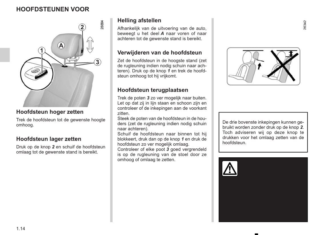 2014-2015 Renault Mégane Owner's Manual | Dutch