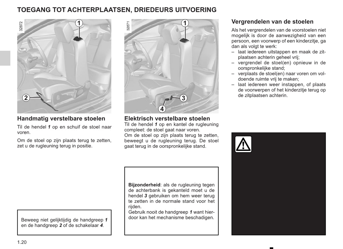 2014-2015 Renault Mégane Owner's Manual | Dutch