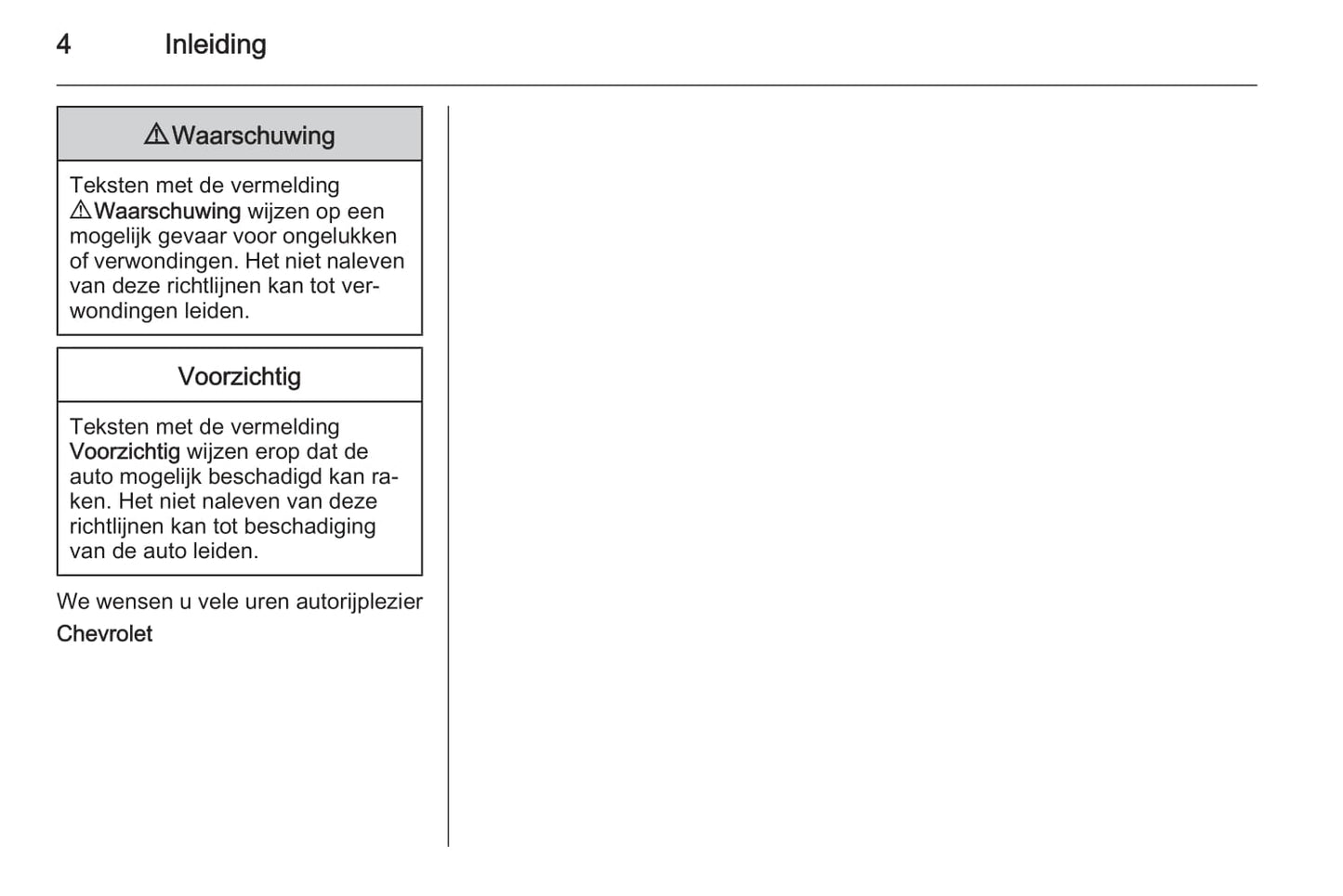 2010-2015 Chevrolet Spark Owner's Manual | Dutch