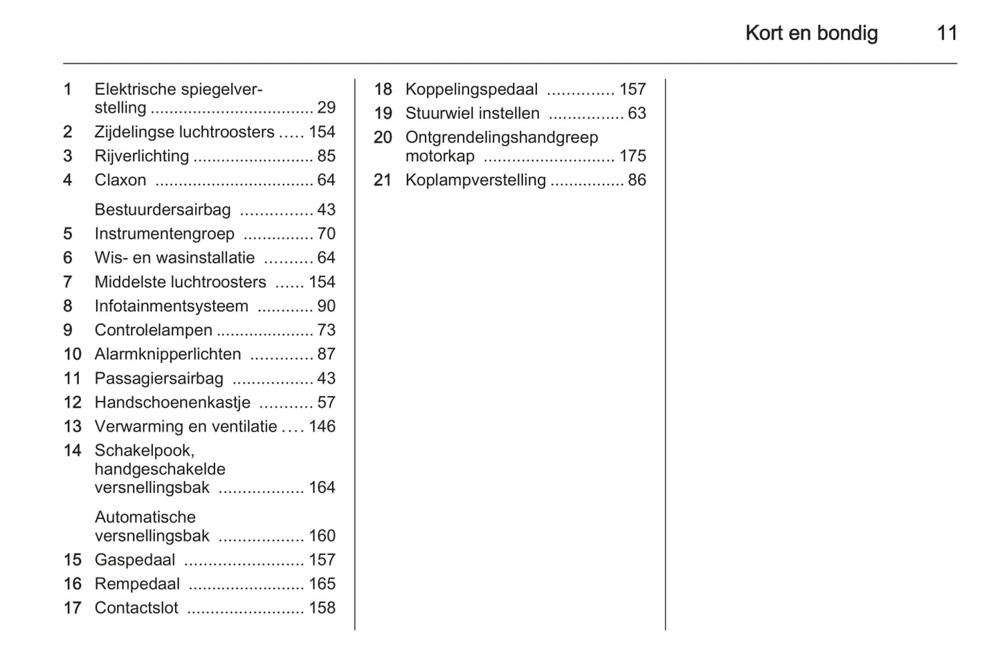 2010-2015 Chevrolet Spark Owner's Manual | Dutch