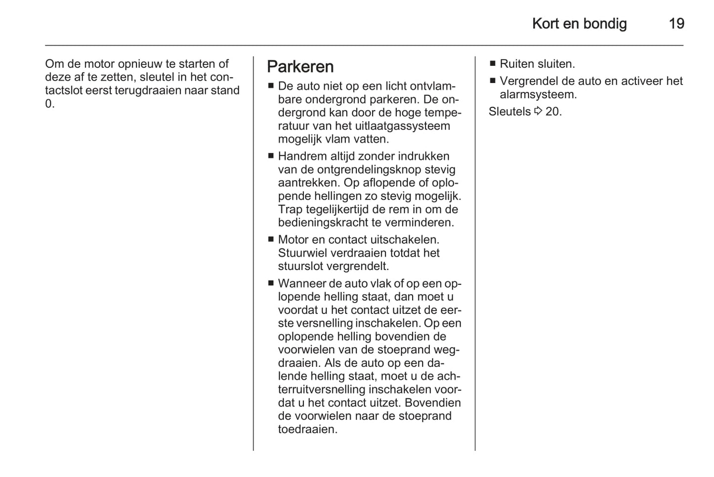 2010-2015 Chevrolet Spark Owner's Manual | Dutch