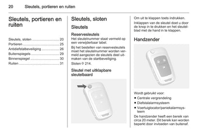 2010-2015 Chevrolet Spark Owner's Manual | Dutch