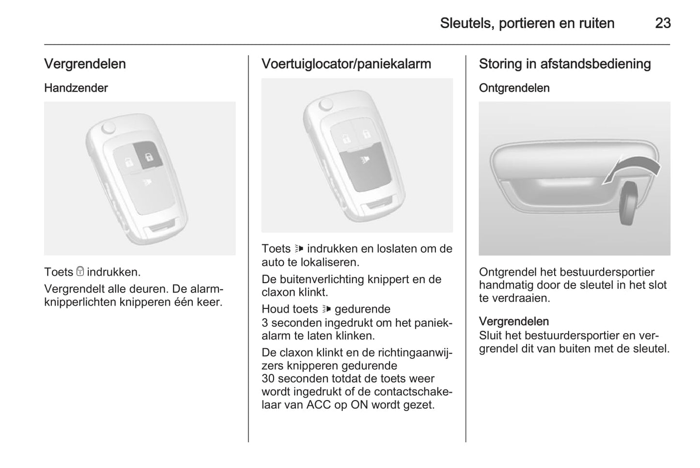 2010-2015 Chevrolet Spark Owner's Manual | Dutch