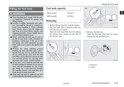 2020 Mitsubishi ASX Owner's Manual | English