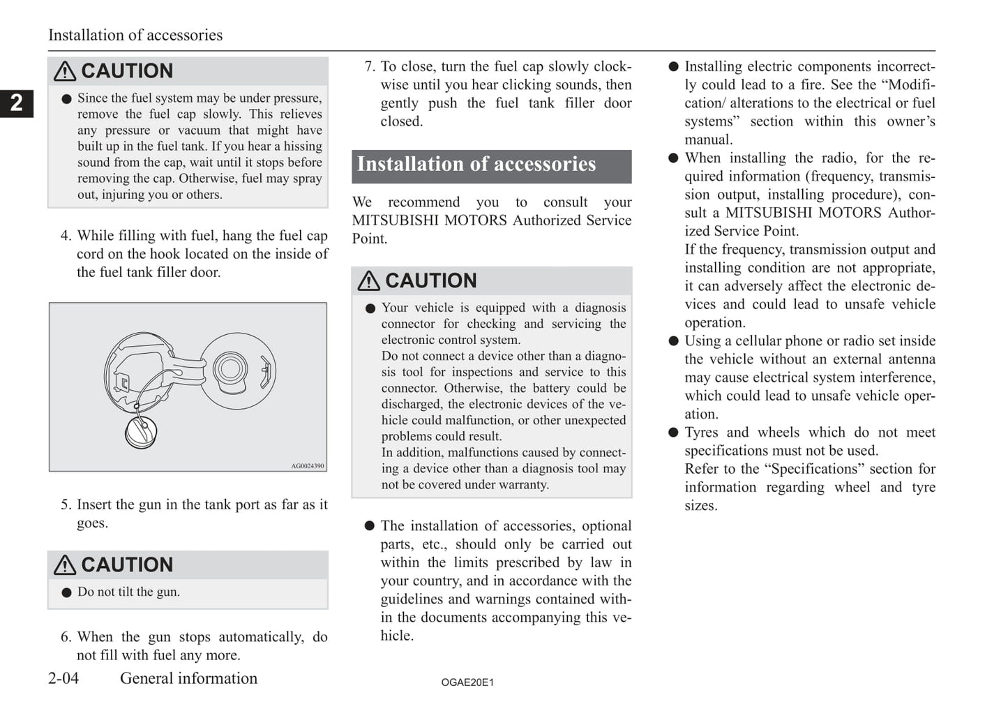 2020 Mitsubishi ASX Owner's Manual | English