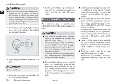 2020 Mitsubishi ASX Owner's Manual | English