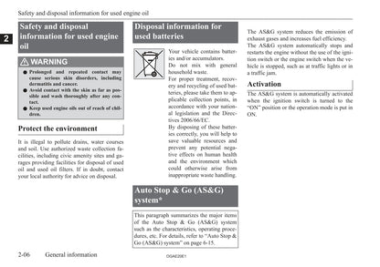 2020 Mitsubishi ASX Owner's Manual | English