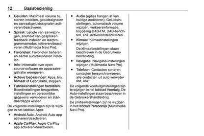 Opel Astra Infotainment System Handleiding 2019 - 2021