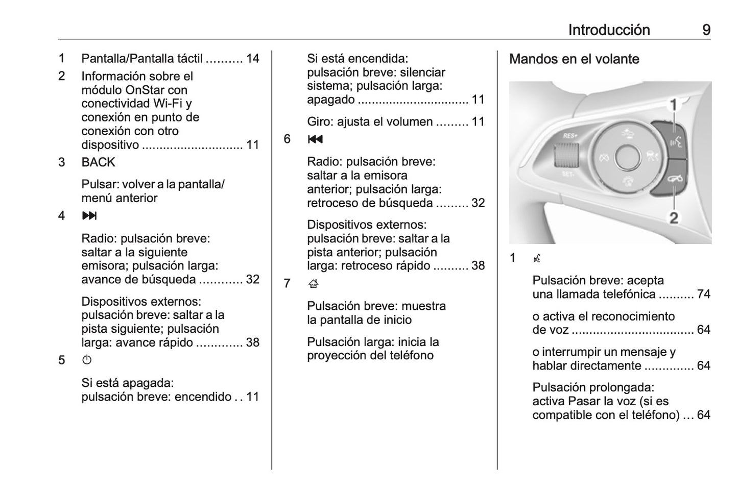 Opel Insignia Manual de infoentretenimiento 2017 - 2020