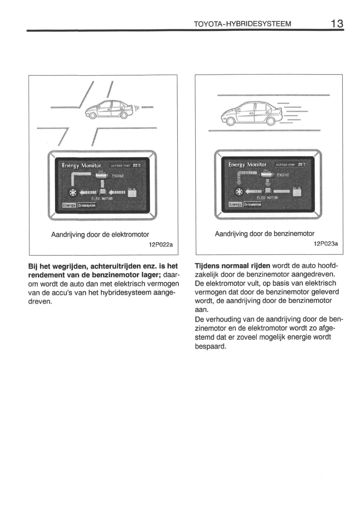 2000-2001 Toyota Prius Gebruikershandleiding | Nederlands