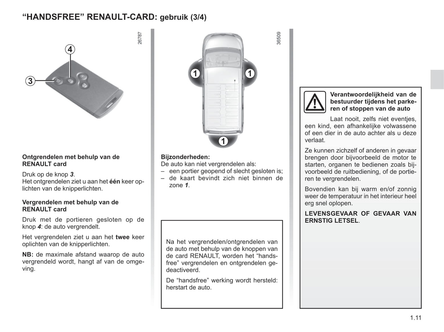 2014-2019 Renault Trafic Manuel du propriétaire | Néerlandais