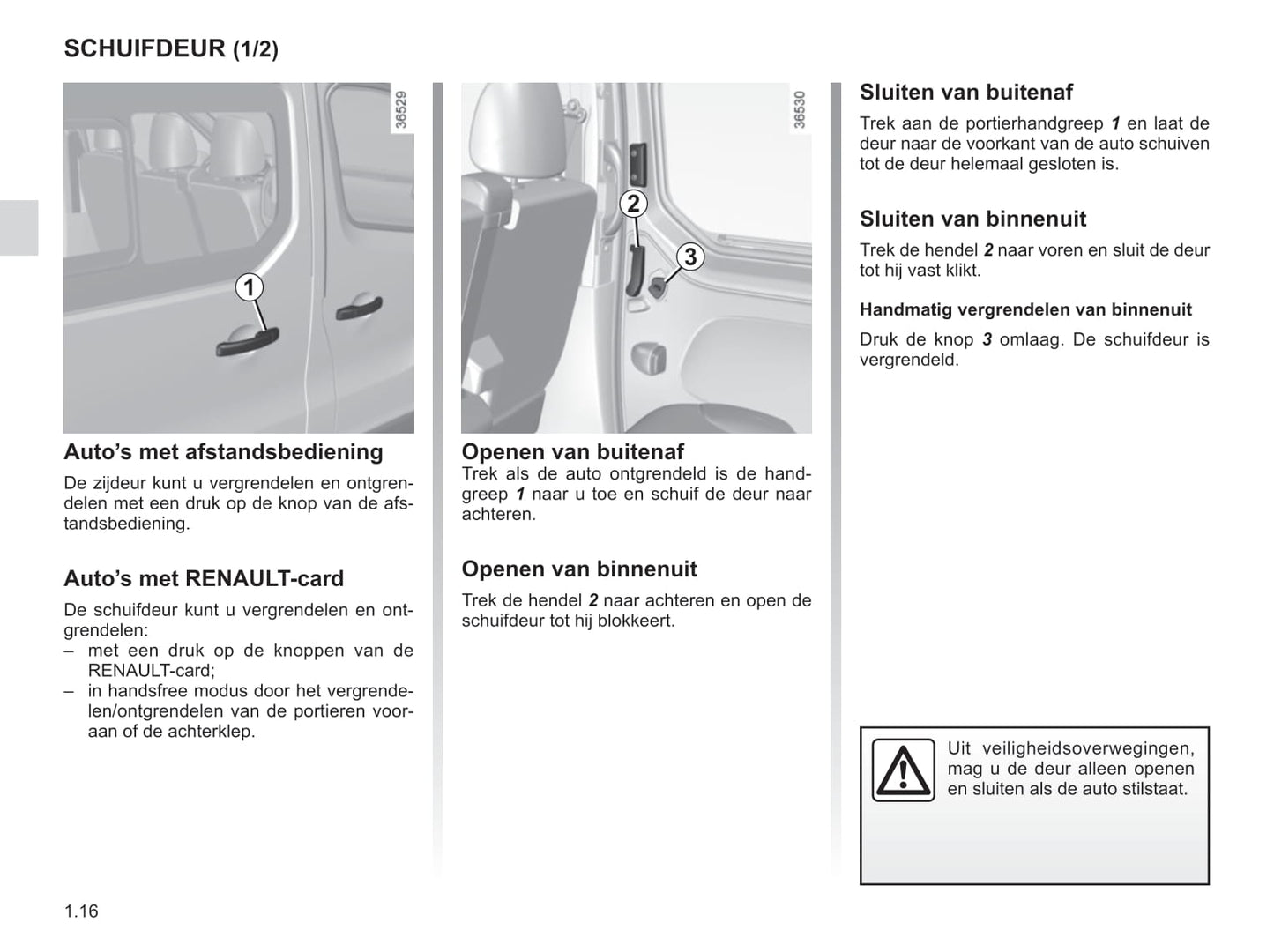 2014-2019 Renault Trafic Manuel du propriétaire | Néerlandais