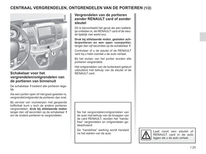 2014-2019 Renault Trafic Manuel du propriétaire | Néerlandais