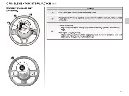 Renault Easy Connect Instrukcja obsługi 2019 - 2020