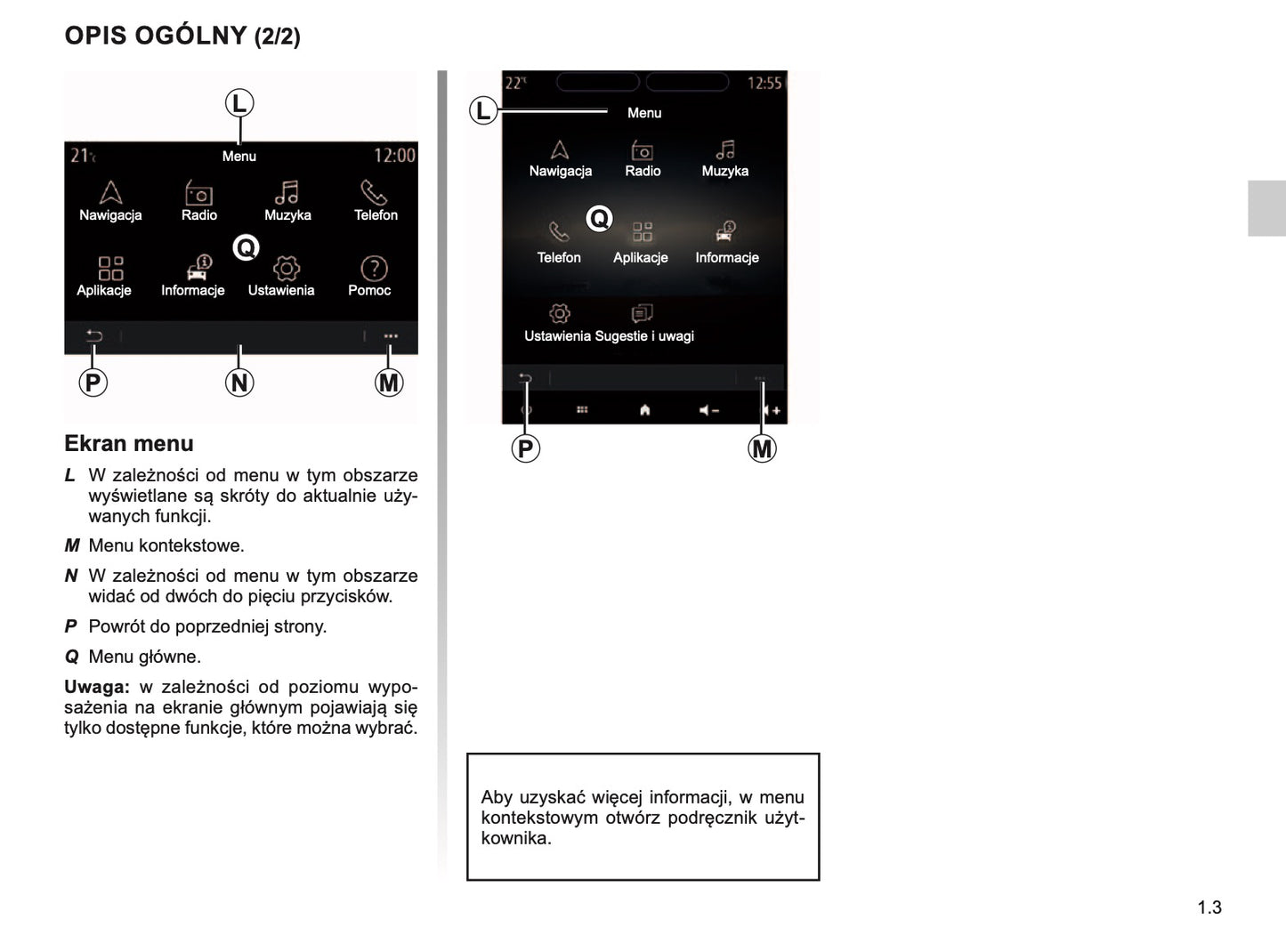 Renault Easy Connect Instrukcja obsługi 2019 - 2020