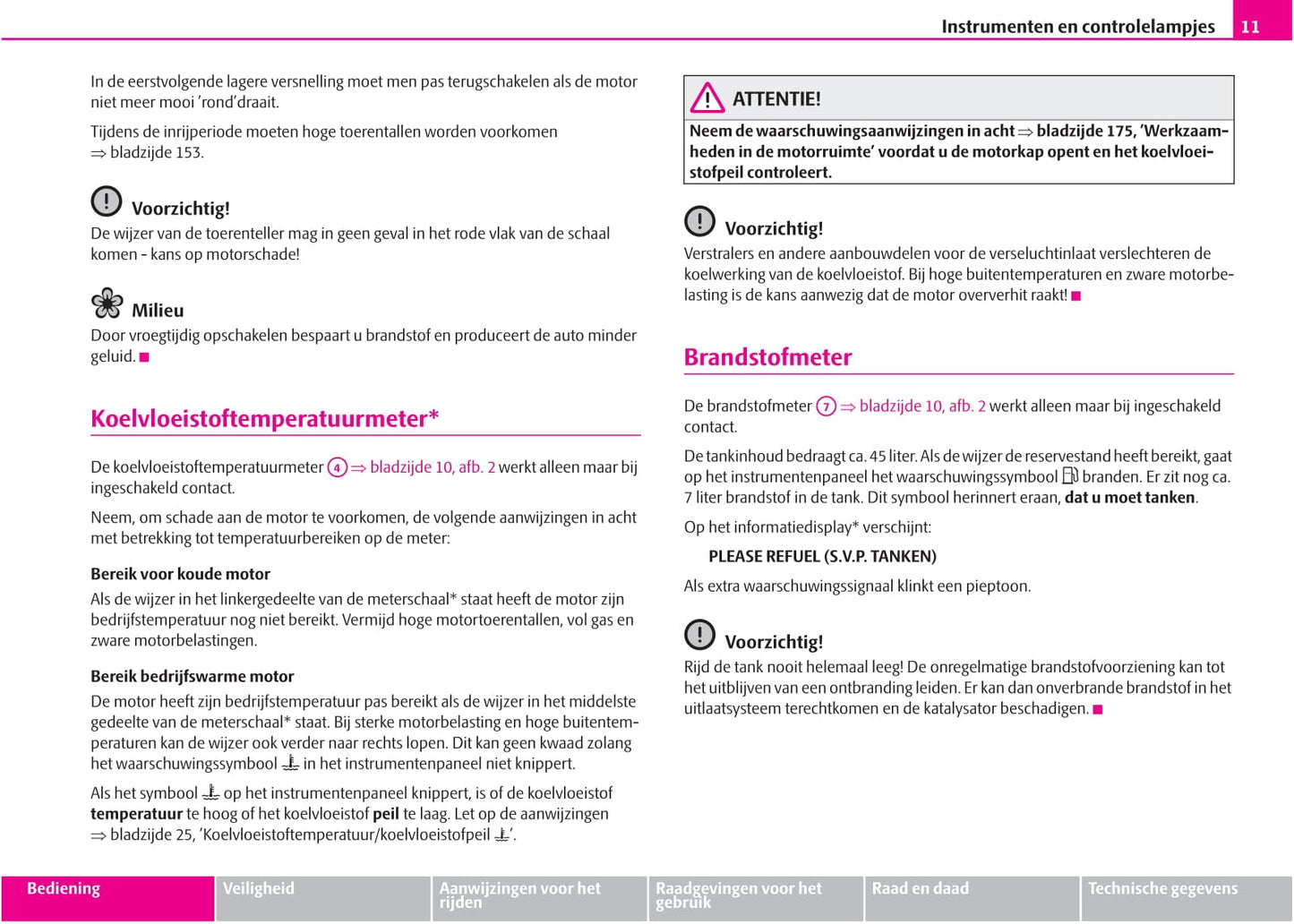 2007-2008 Skoda Fabia Owner's Manual | Dutch