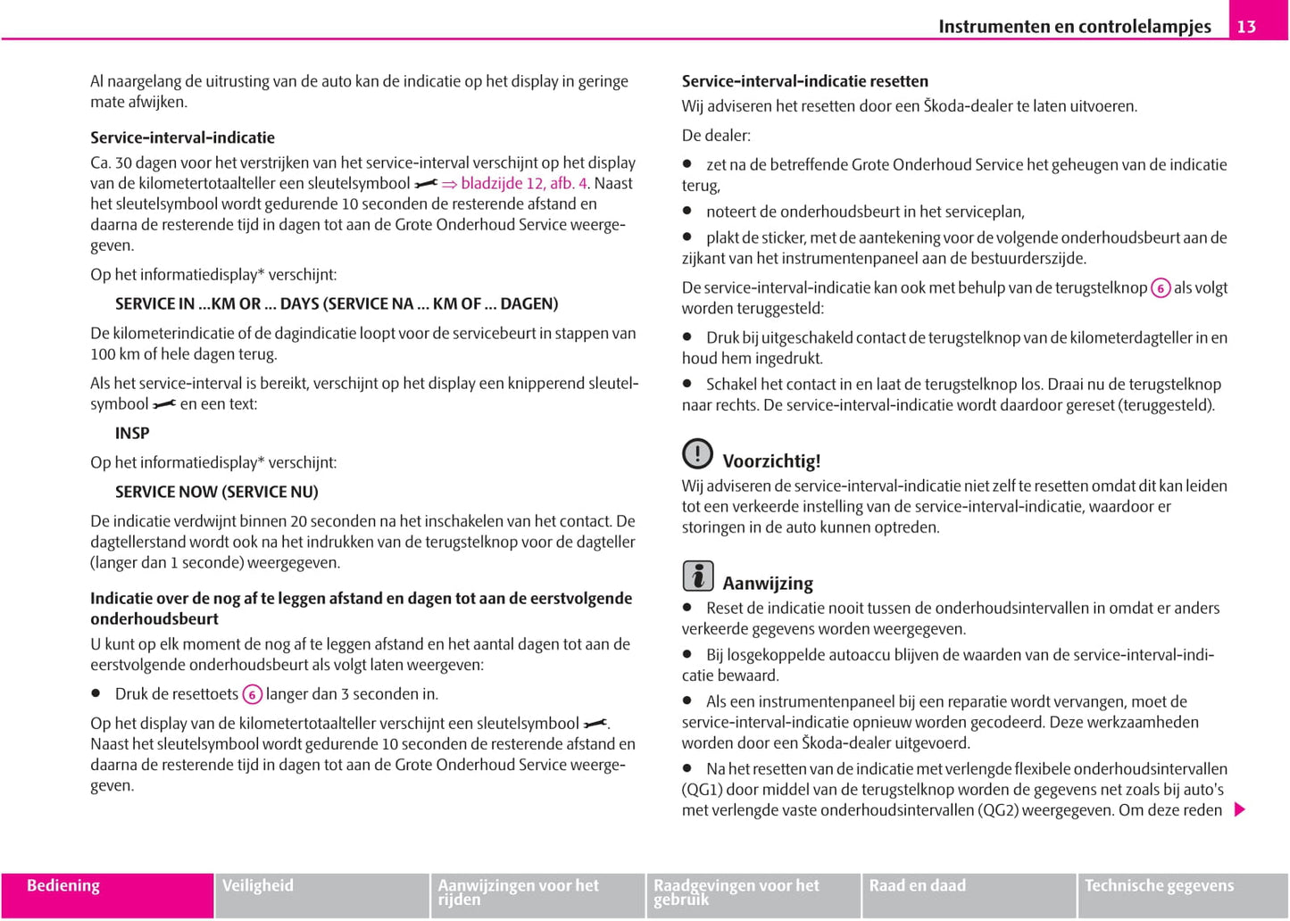 2007-2008 Skoda Fabia Owner's Manual | Dutch