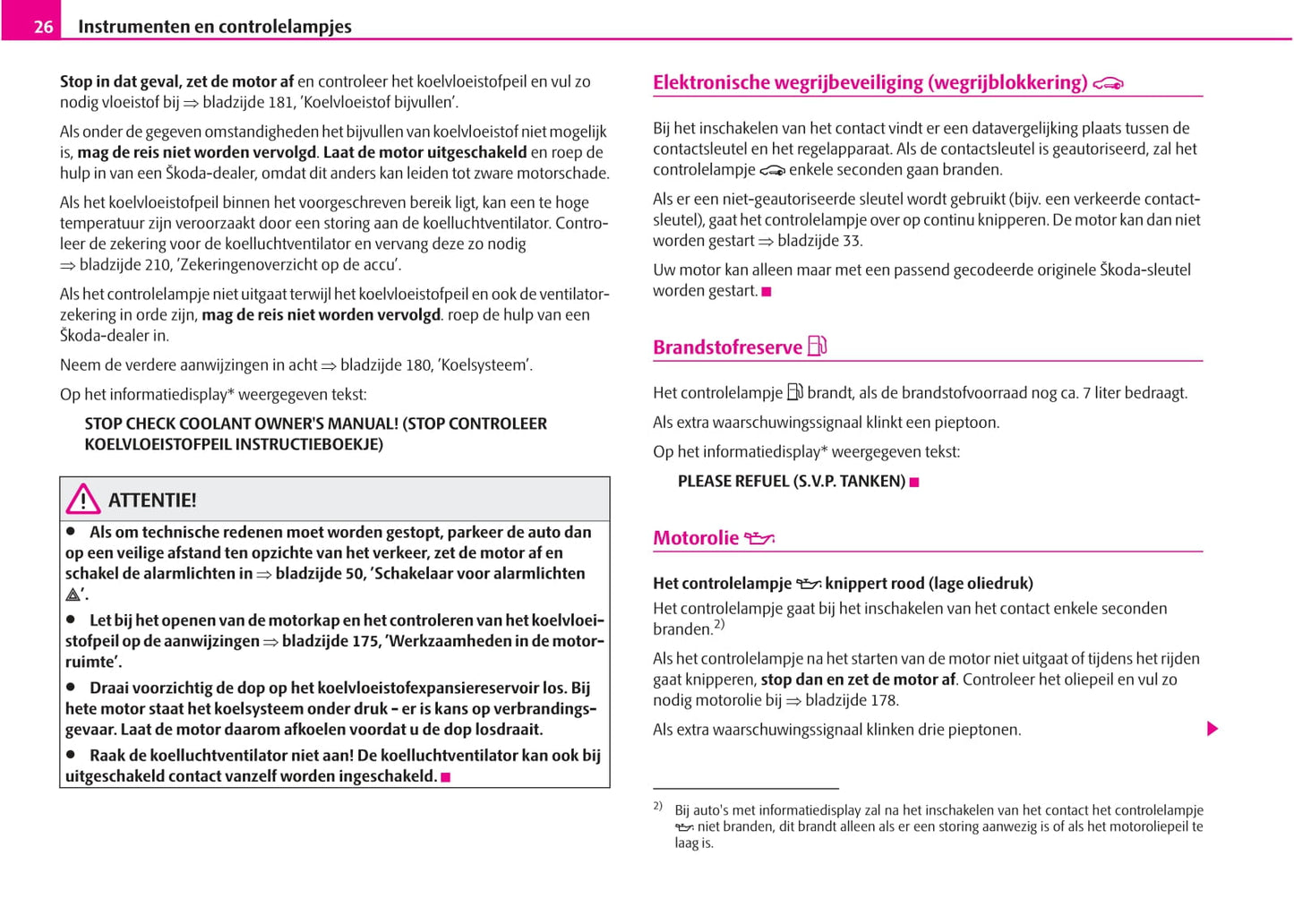 2007-2008 Skoda Fabia Owner's Manual | Dutch