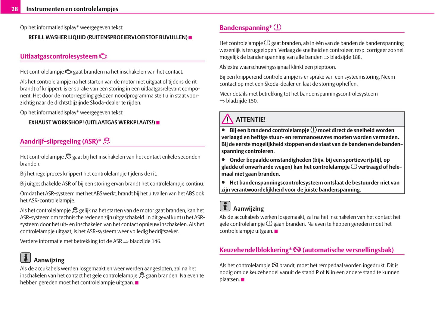 2007-2008 Skoda Fabia Owner's Manual | Dutch