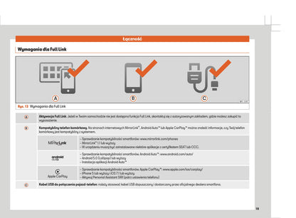 Seat Media System Plus & Navi System Instrukcja obsługi 2017 - 2019