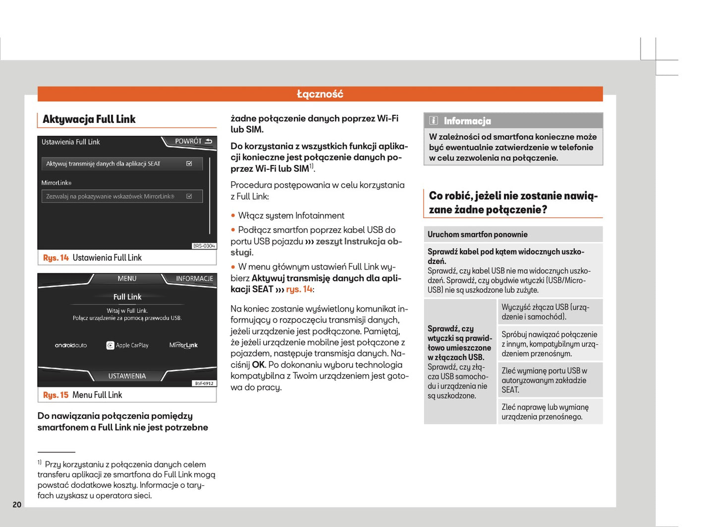 Seat Media System Plus & Navi System Instrukcja obsługi 2017 - 2019