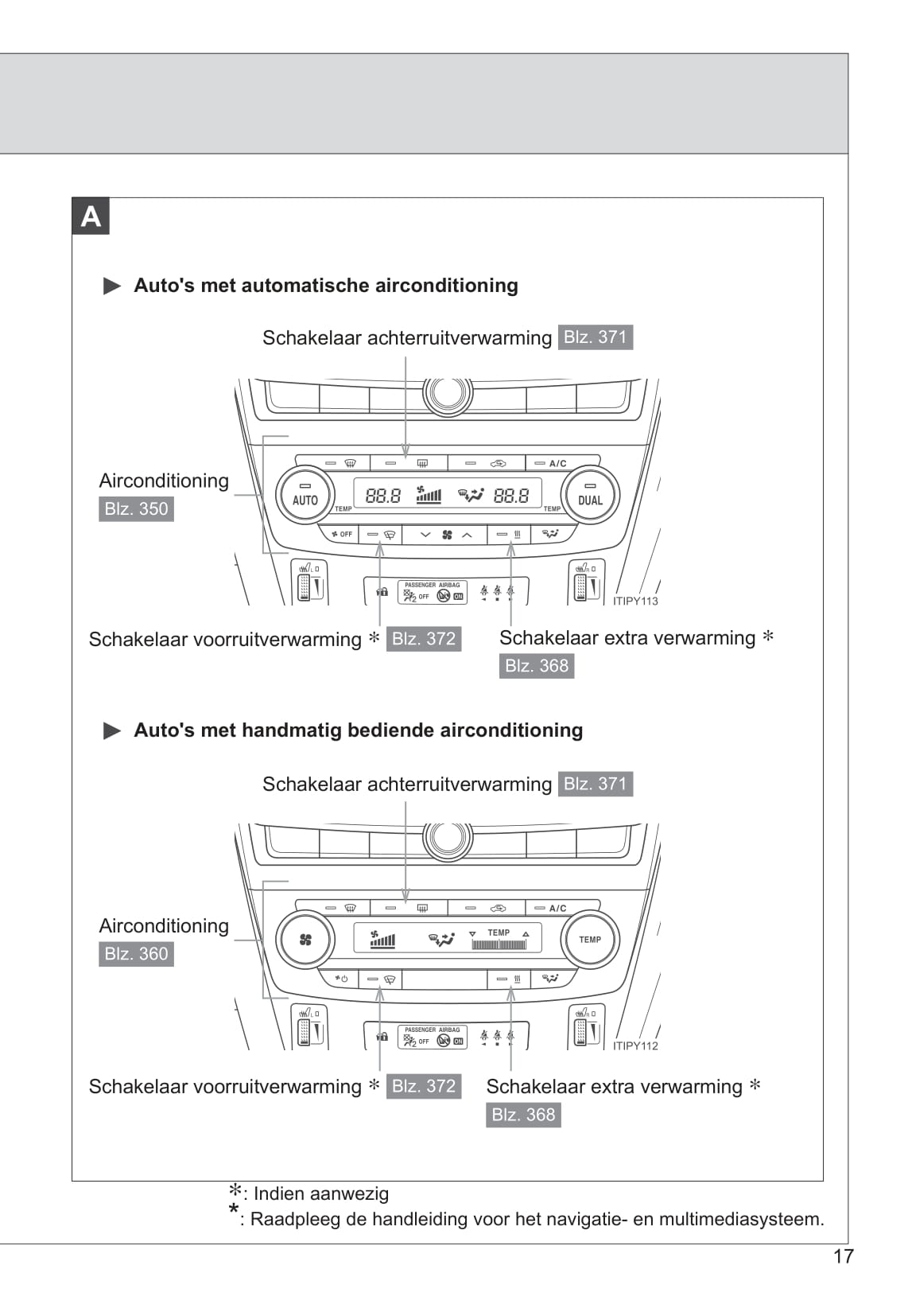 2014-2015 Toyota Avensis Owner's Manual | Dutch