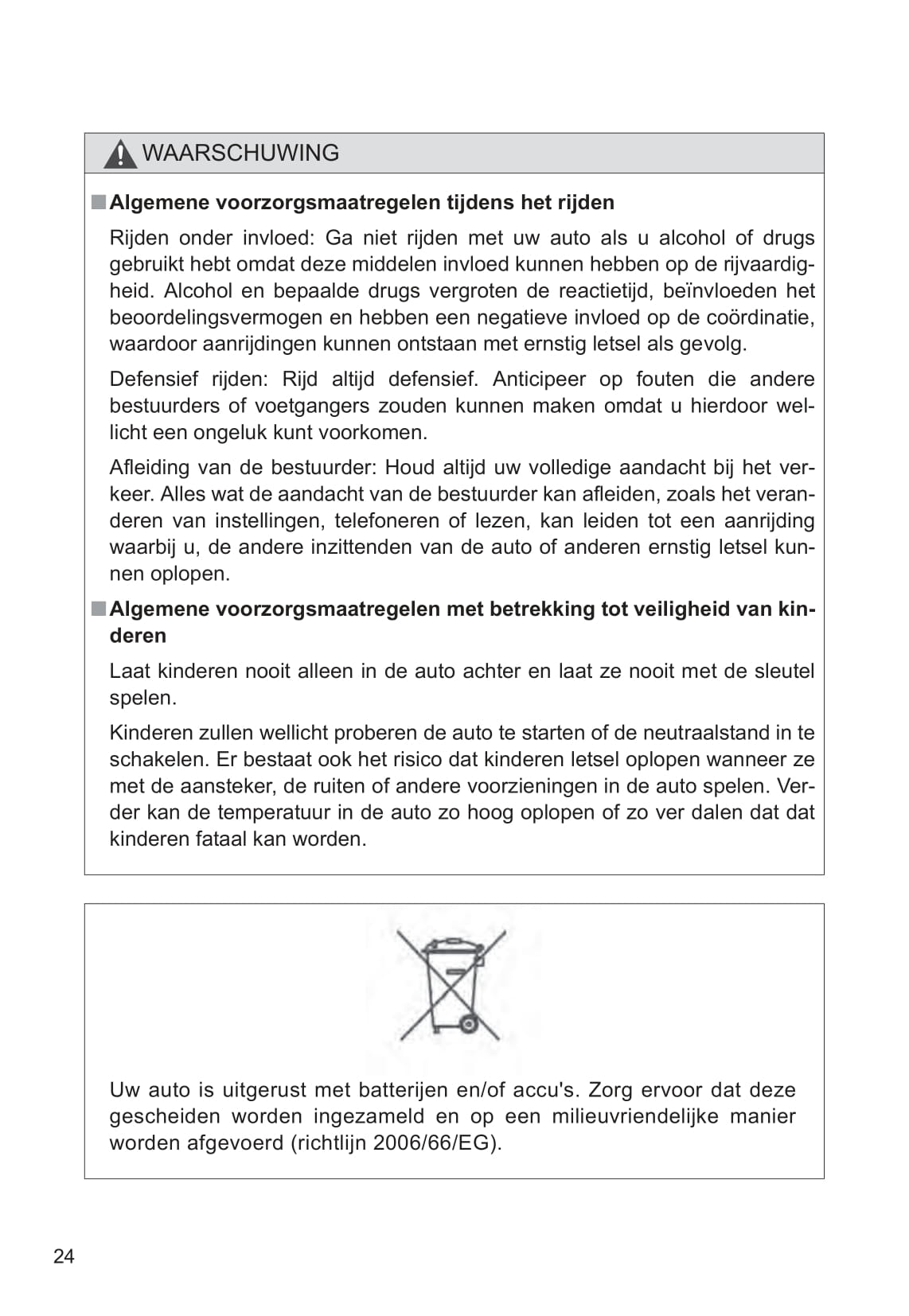 2014-2015 Toyota Avensis Owner's Manual | Dutch