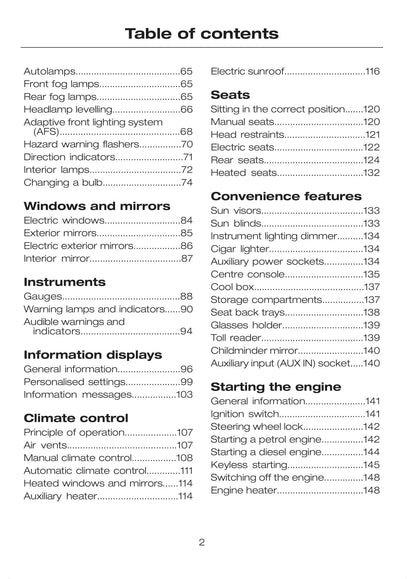 2007-2008 Ford C-Max/Grand-C-Max Owner's Manual | English