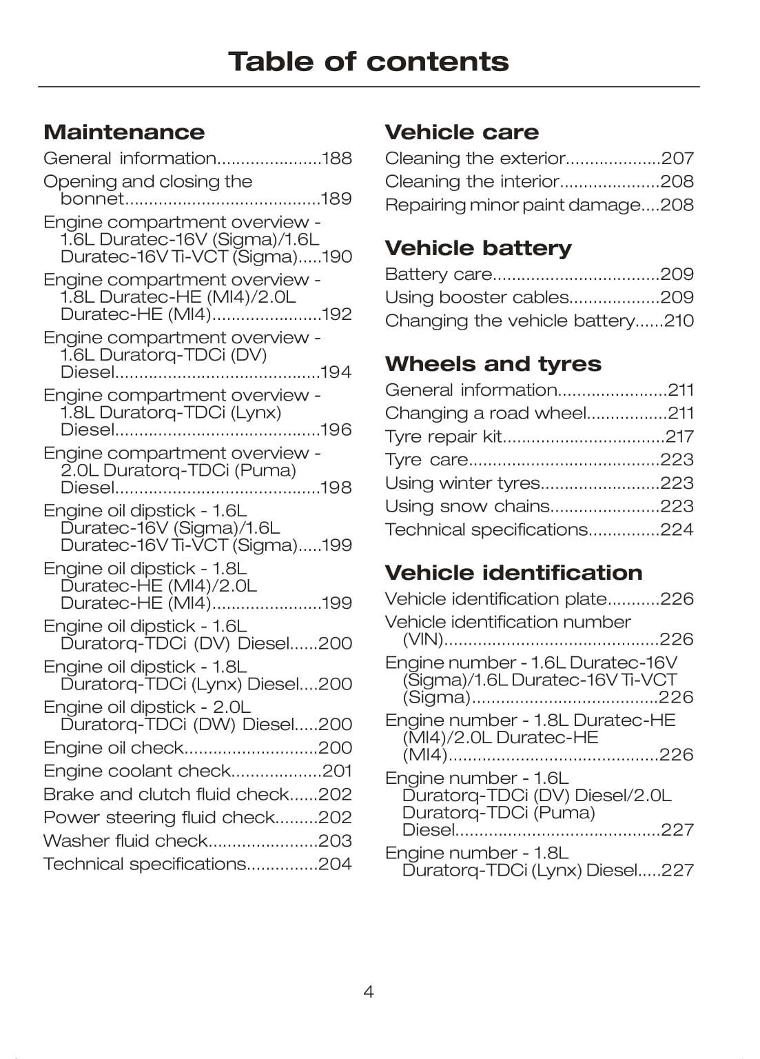 2007-2008 Ford C-Max/Grand-C-Max Owner's Manual | English