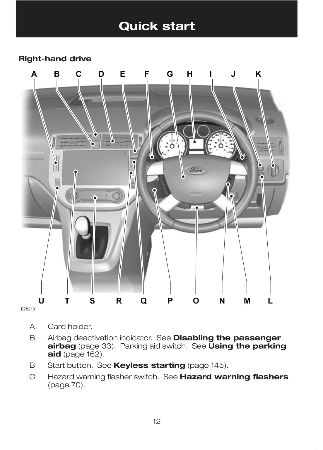 2007-2008 Ford C-Max/Grand-C-Max Owner's Manual | English