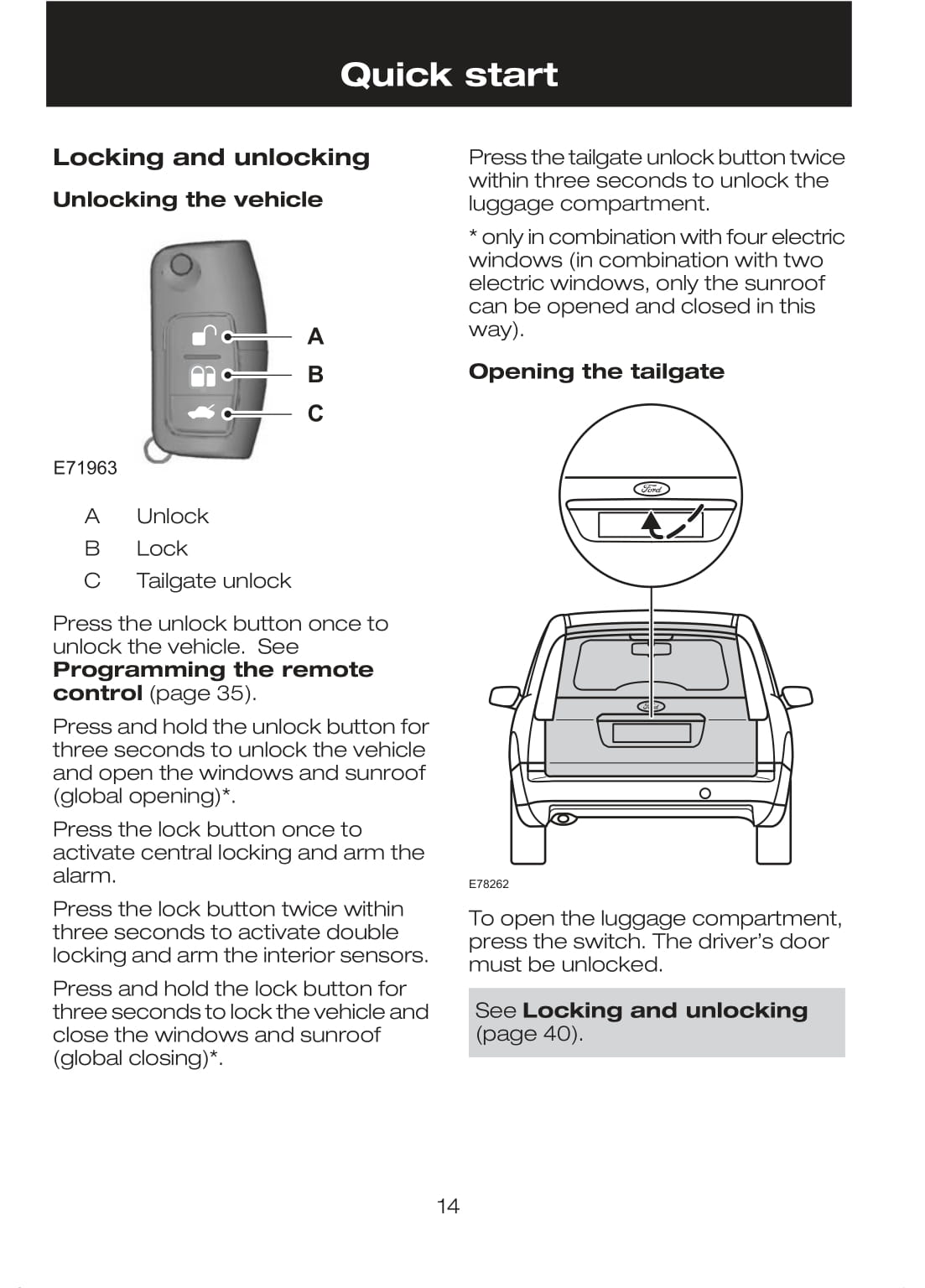 2007-2008 Ford C-Max/Grand-C-Max Owner's Manual | English